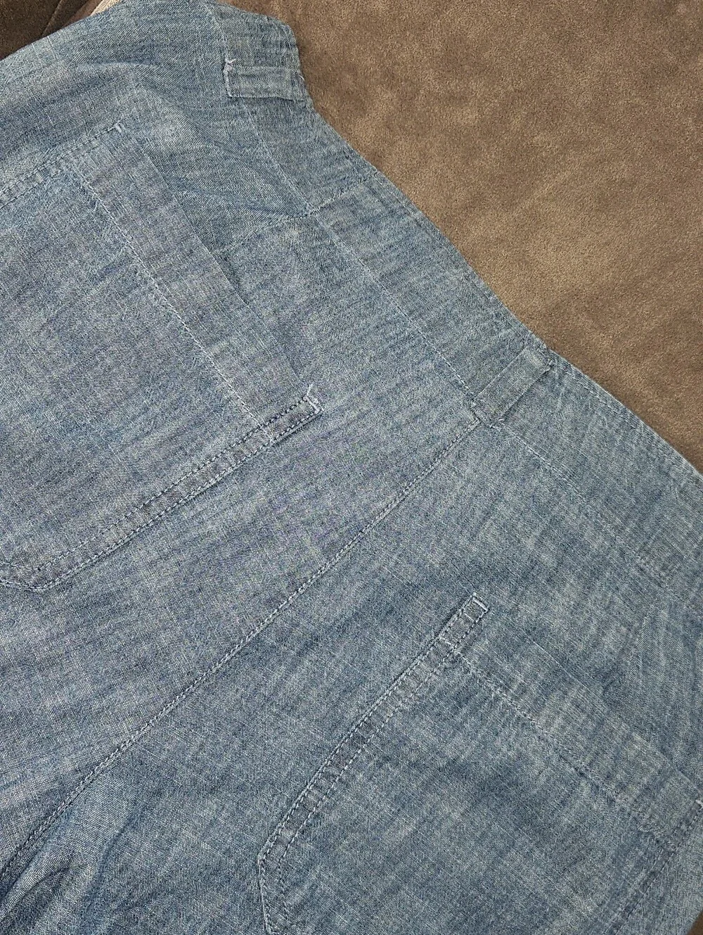 GAP Light Blue Wide-Leg 100% Cotton Pants Sz 6